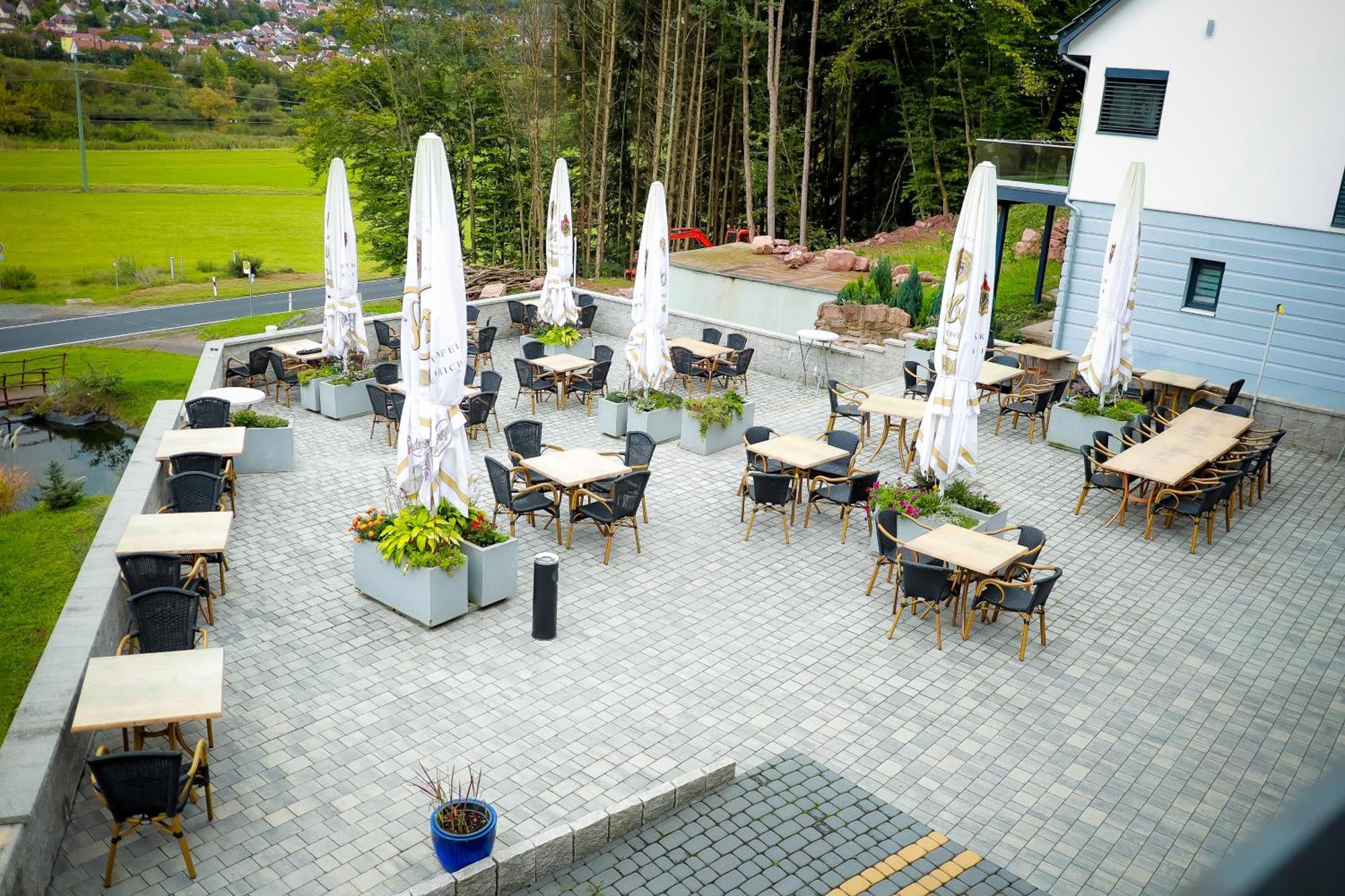 Main Spessart Terrasse Hotel & Restaurant Gemunden am Main Dış mekan fotoğraf
